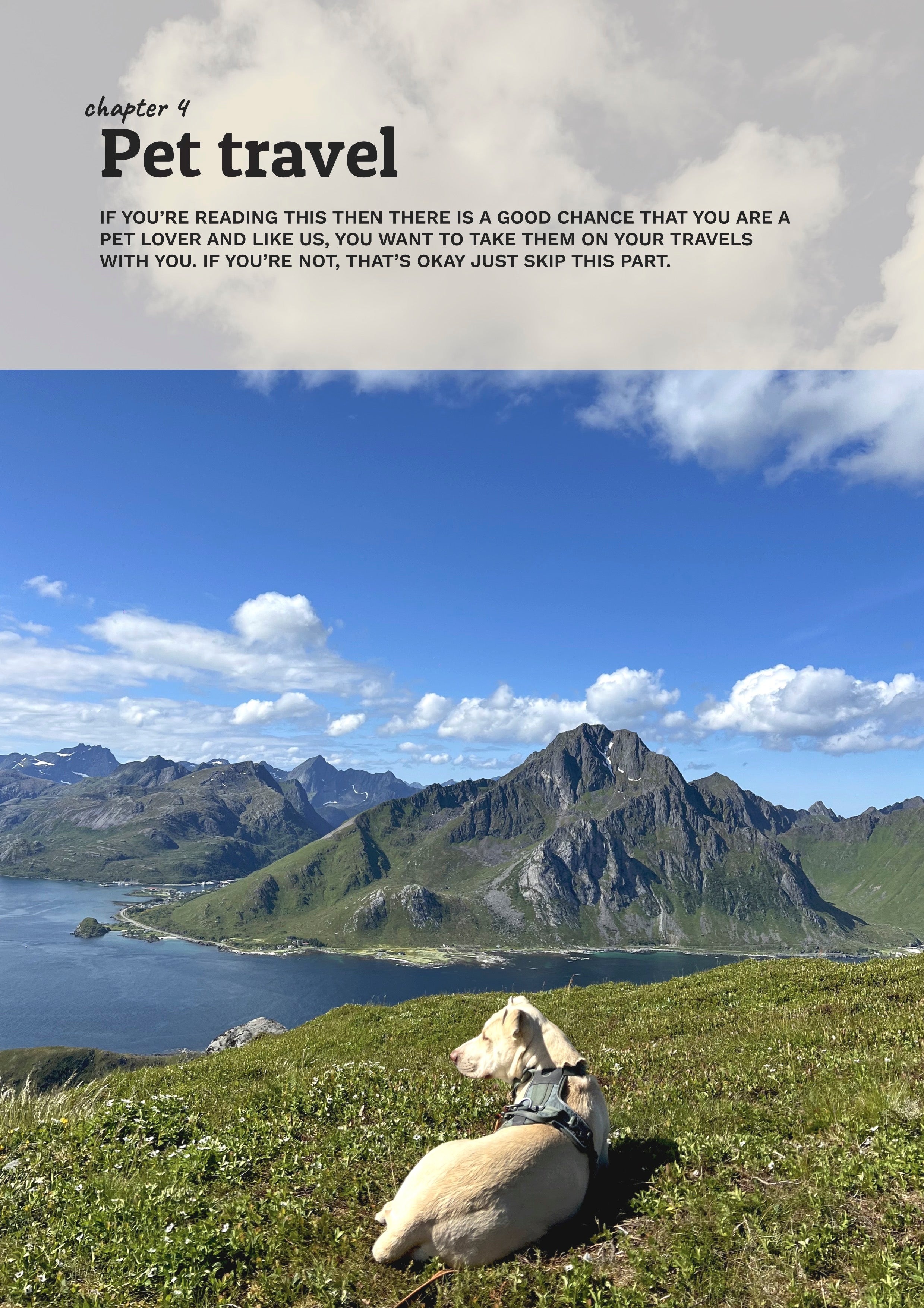 Norway guide pet travel title page