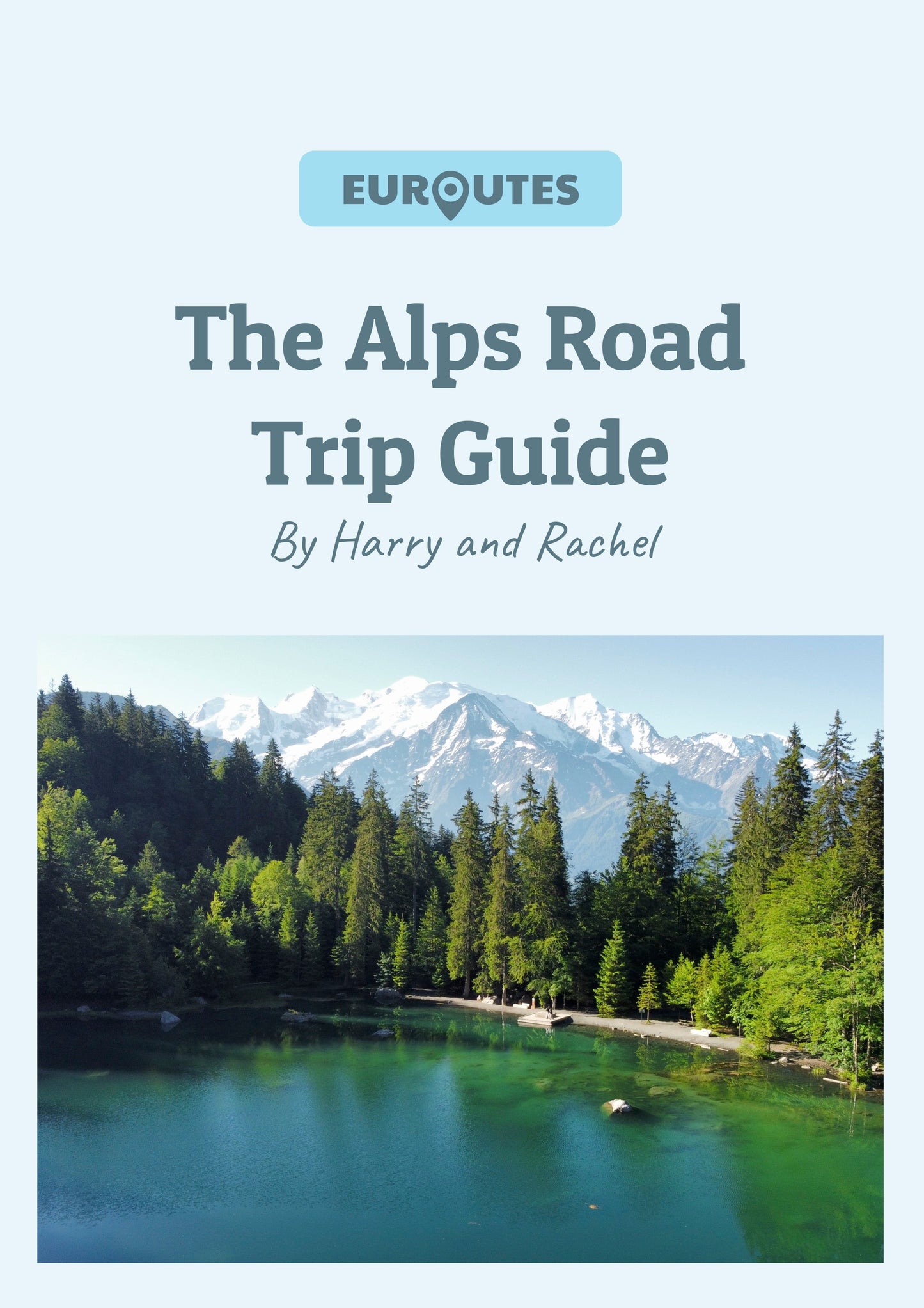 Alps road trip guide cover page