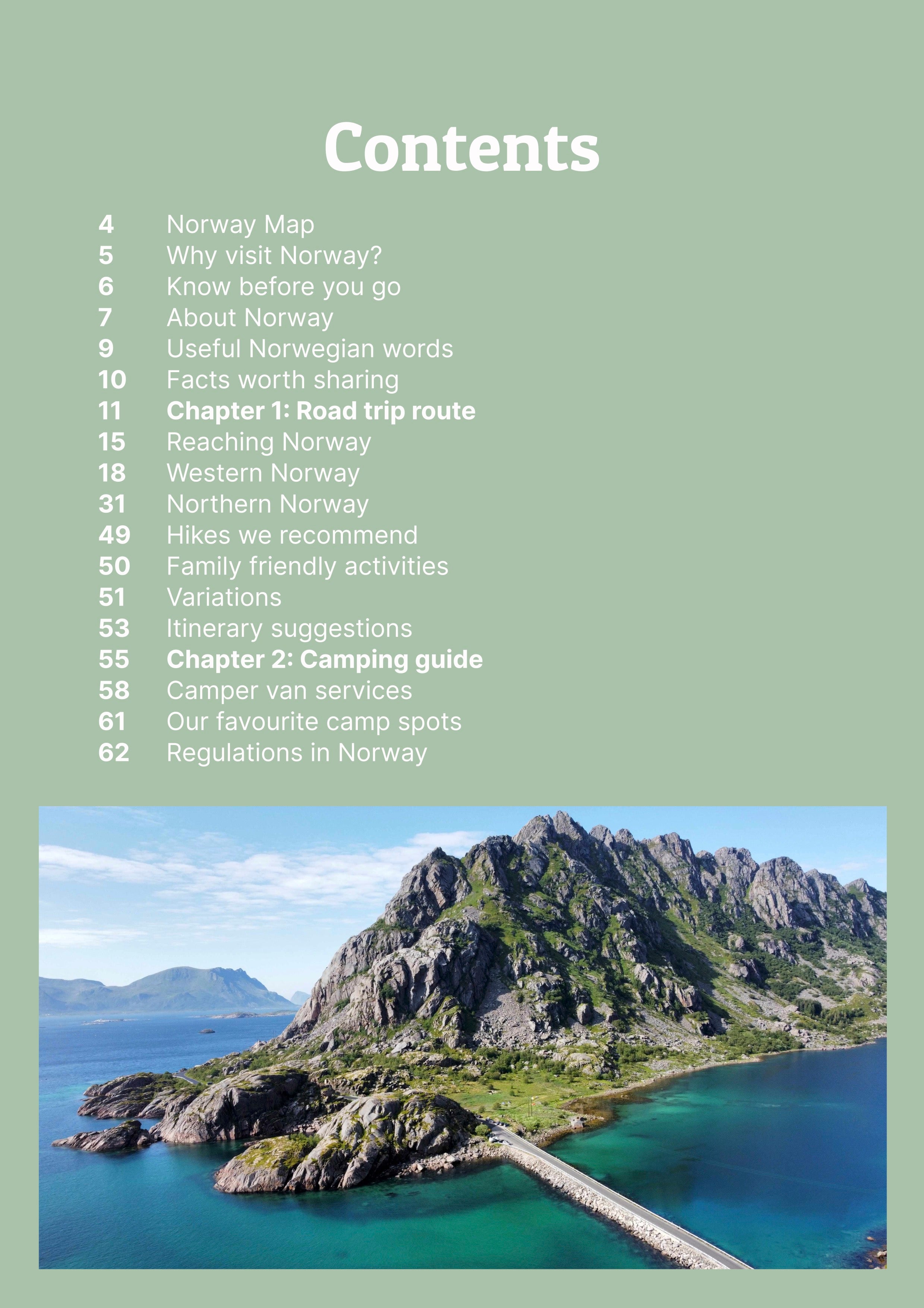 Norway guide first content page